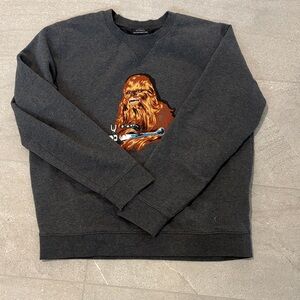 Coach Chewbacca Gray Graphic Sweater